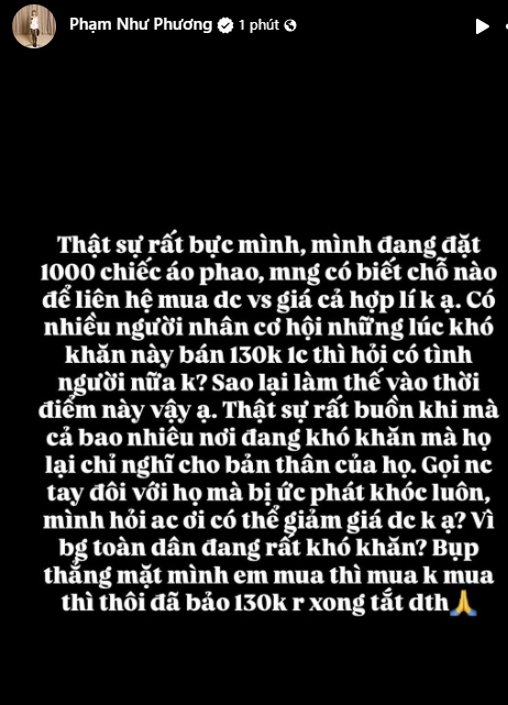 Phạm Như Phương than đói và lạnh khi đi cứu trợ vùng lũ, lý do khiến dân mạng chỉ biết thở dài- Ảnh 3.